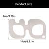High Precisions Stainless Steel Leather Cutting Ruler Gauge Professional Tool for Accurate Leather Crafting Projects