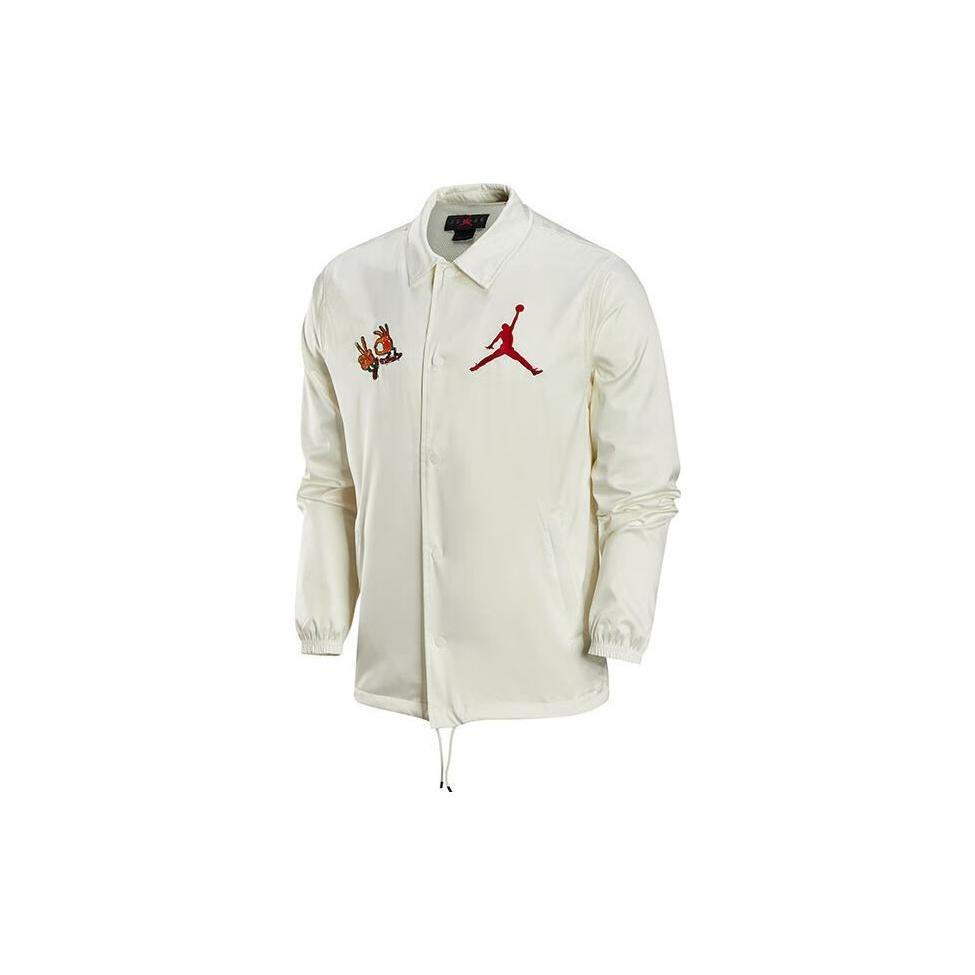 Air Jordan Coach Jacket White Men s FJ7709-133 L