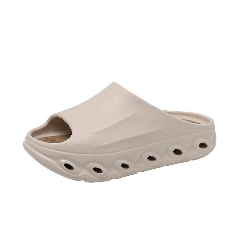 Herren Kokosnuss-Sandalen: Trendiger weicher Pantoletten-Slipper mit dicker Sohle für sommerliche Outdoor-Aktivitäten.