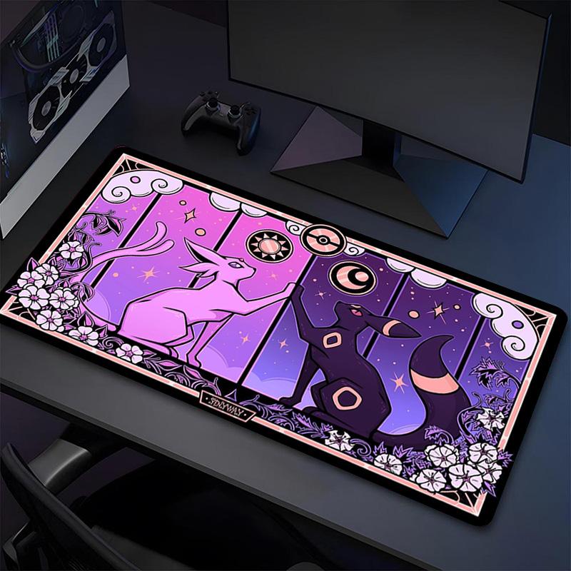 Moonlight Dance Xl Gaming Mouse Pad Nonslip Rubber Base Stitched Edge Waterproof Desk Mat For Pc Laptop Gamer Office Computer Accessories C929426