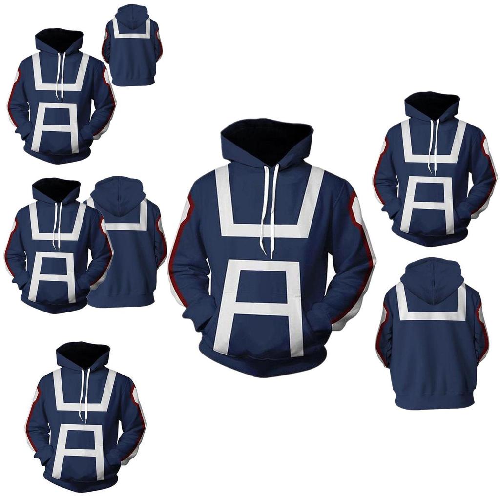 Gezellige My Boku No Hero Academia Hoodie Voor Mannen En Vrouwen Ideaal Voor Sportschoolgebruik S-5xl