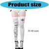 Women's Long Socks With Embossed Texture Polyester Fabric Socks Fashion Legwear For Costume Outfits And Cosplay Event