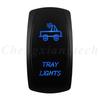 12V 20A Blue Led Car Boat Laser Rocker Switch ON OFF (ON) OFF ON OFF ON (ON) OFF ON (ON) OFF (ON) Waterproof