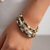 Enamel Flower Bangle Traditional Women's Hand Bracelet Vintage Cloisonne Bangle  Jewelry Gifts