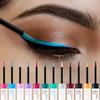 Pudaier 12 Color Liquid Eyeliner Shimmer Glitter Sexy EyeShadow Portable Waterproof Durable Eyeliner Women Hot Sales Make Up