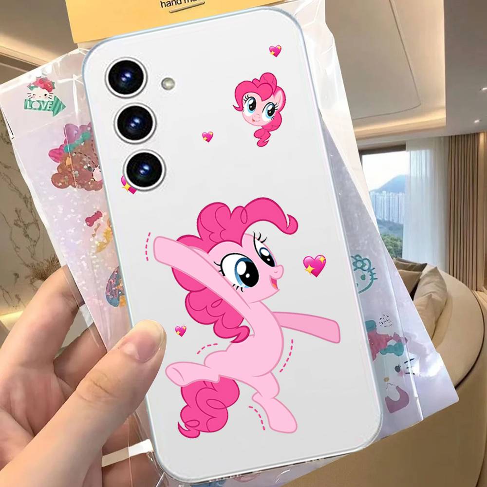 

Милый M-My Little Pony-S Прозрачный чехол для телефона с защитой от отпечатков пальцев для Samsung Galaxy A52,A12,A51,S24,S23,S22ULTRA,S21 Edge,S20LITE A52