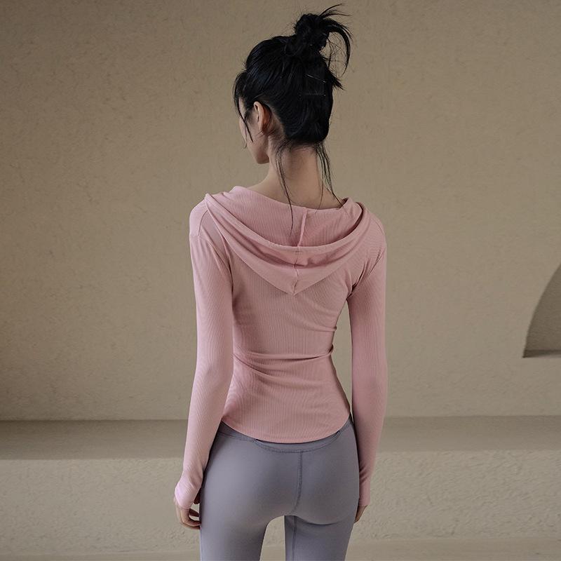 Plus Size Women's Quick-Drying Yoga Jacket - Flesh-Covering, Long-Sleeved Sportswear for Spring and Summer Running & Fitness