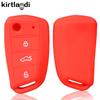 Silicone Key Cover Protective For Jac S3 S2 S4 S5 S7 T40 S5 X4 R3 Refine Sei 3 Case 3 Button Remote Key Holder Car Keychain Skin
