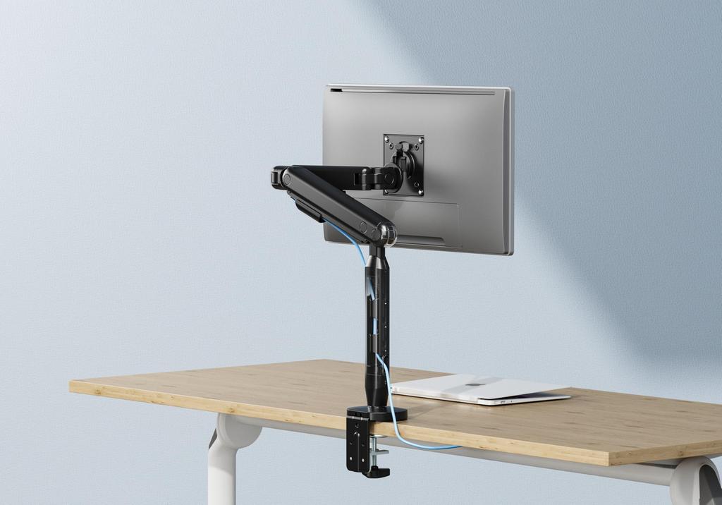 Alterzone Single Monitor Compatible with Load Capacity VESA 75x75mm 100x100mm Mechanical Spring Cable Arm, 17-35 Inches, 3-11kg, Compatible, Type,