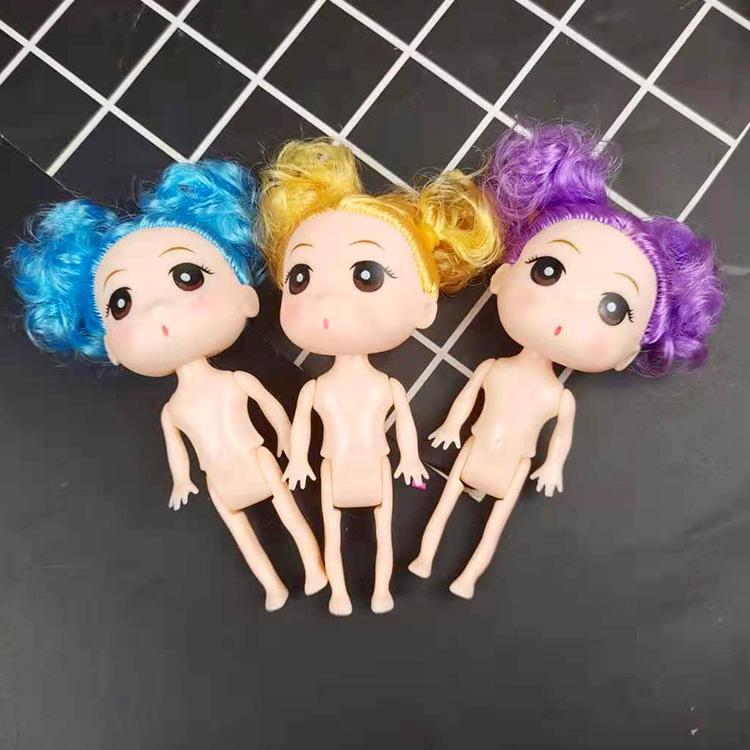 12CM Unisex Confused Doll DIY Kit with Cake Skirt - Children's Toy