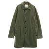 Green Label Relaxing Stainless Collar Coat L Khaki KOMATSU Men's Used