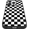 Tnarru Checkered Pattern Compatible with iPhone 14 Pro Case Hard PC Back and Soft TPU Sides Non-Slip Scratchproof Shockproof Protective Cute Phone