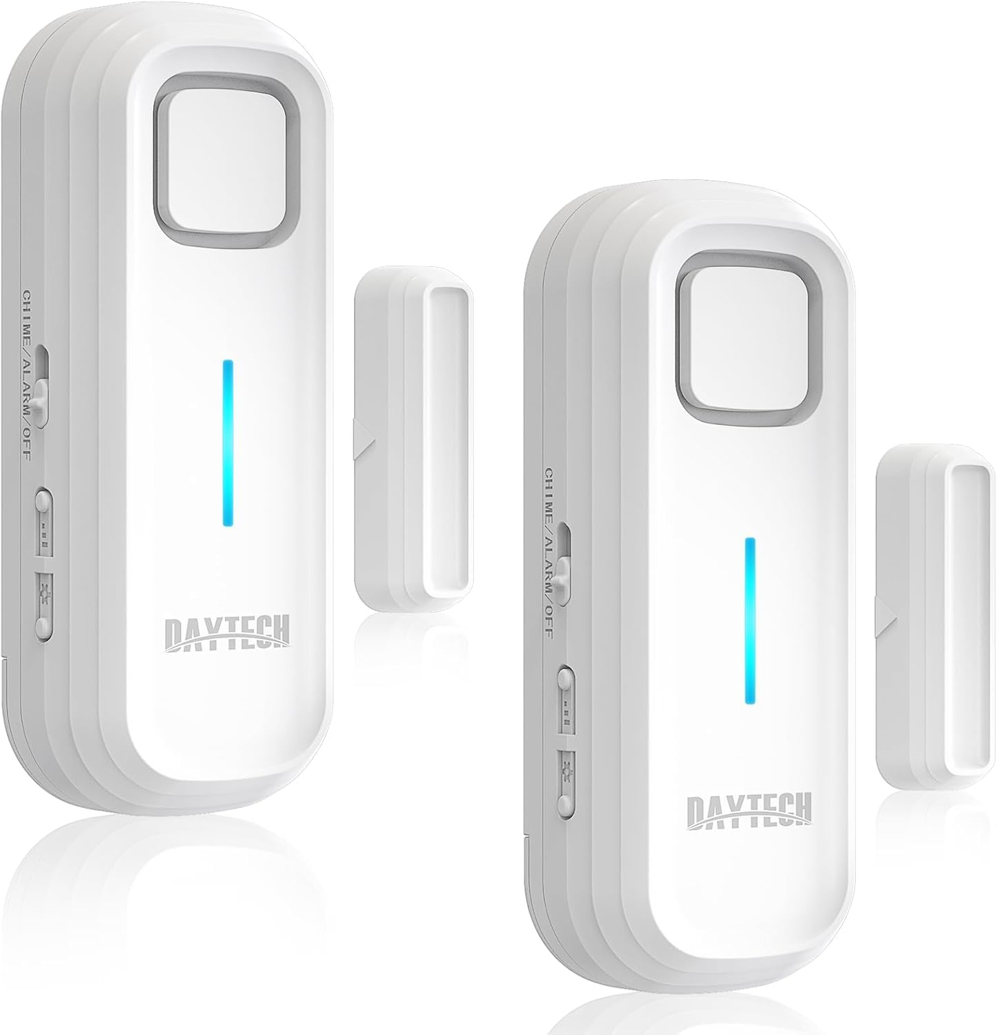 

DAYTECH Refrigerator Door Refrigerator Door Chime with or 240 Second Delay 5 Volume Settings from 0dB to Freezer Door Alarm when Left Open x Alarm,