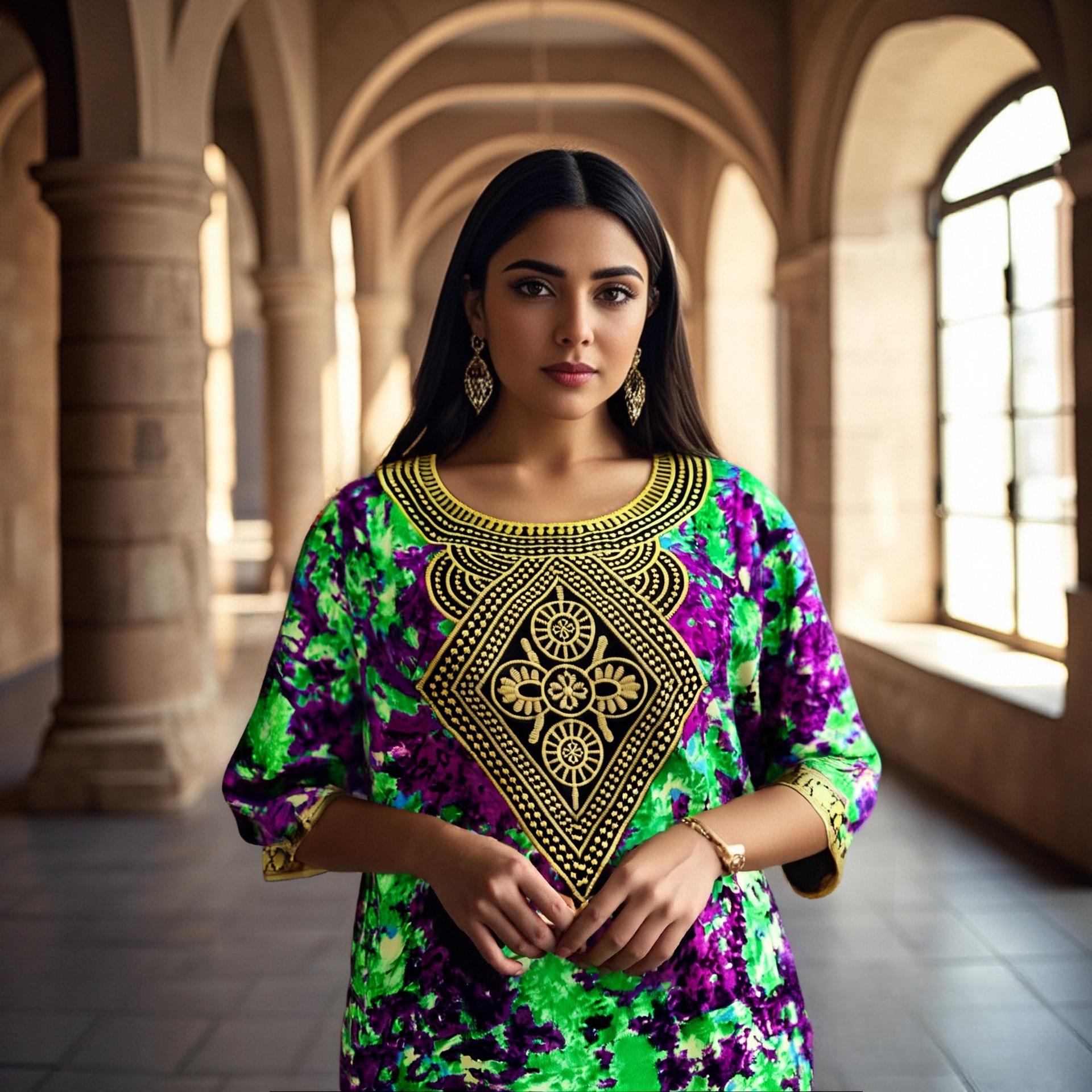 

Европейско-американское хлопковое платье свободного кроя с принтом «водяной знак», летнее, больших размеров One Size