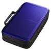 Sanwa Supply Blu-ray-Disc-kompatible, halbharte Hülle für 104 Blatt, blau, FCD-WLBD104BL