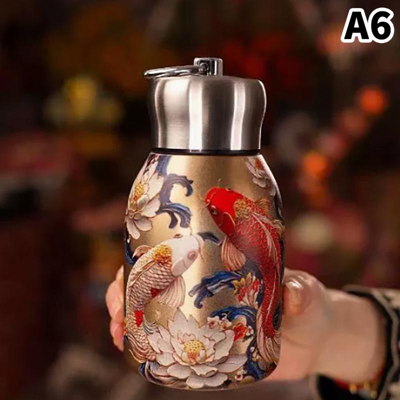 316 Edelstahl Isolierbecher 300ml Auslaufsicher Kaffeetasse Langlebig Tragbar Schlank Isolierte Thermos-Kaffeetasse Wasserflasche