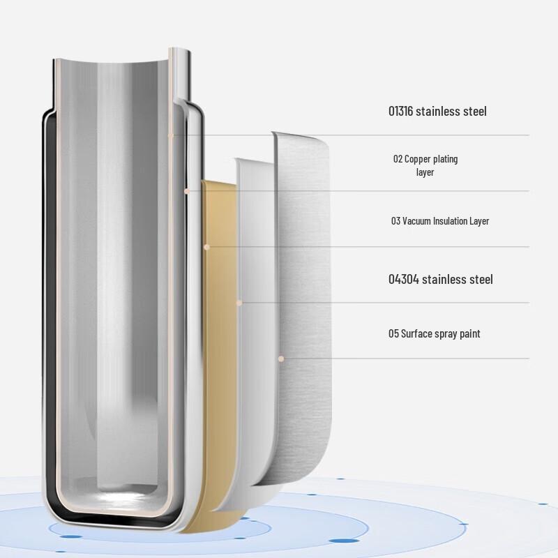 TOMIC Smart Temperature Display Insulated Water Bottle