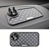 Car Anti-skid Pad Dashboard Center Console Dashboard Anti Slip Mat with Phone Mount 360-Degree Rotation PVC Key Storage Mat