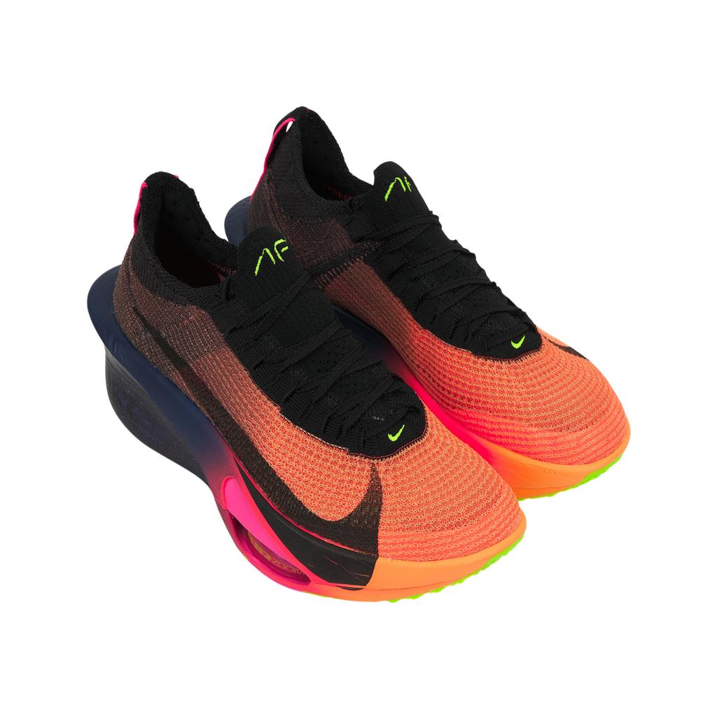 Nike Air Zoom Alphafly 3 Glam Orange Pulse Men Sneakers Purple-Dynasty Electric-Green Black IO9573-800