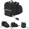 Black Bicycle Seat Rear Storage Pouch Cycling Road Mountain Bike Saddle Bag Accessory
