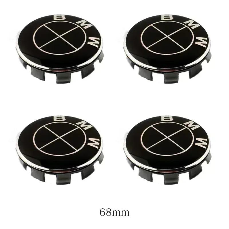 Pro BMW E36 E46 E53 E90 E60 E61 E93 E87 X3 X5 F30 F20 F10 G30 Příslušenství 4ks 56/68mm Krytka středu kola auta Kryty ráfku