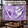 Coperta Morbida e Accogliente a Tema Magia Fantasy con Nome Personalizzato per Divano Letto Casa