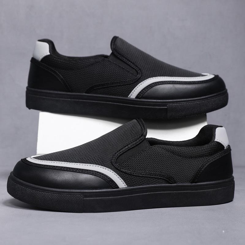Neue extra große Herrenschuhe Ein-Pedal-Faulschuhe Freizeitschuhe leichte Sportschuhe Herren-Mesh-Schuhe 9-8