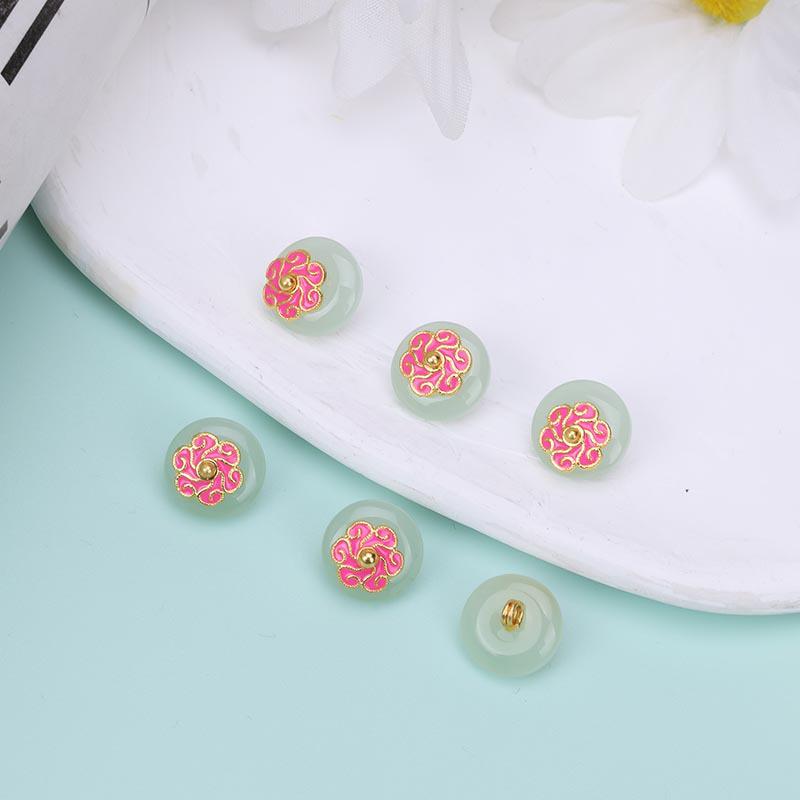 Retro Jade Green Pi Xiu Pendant Charm for Hanfu - DIY Handmade Jade Button Bracelet Accessory