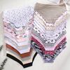 FINETOO 6PCS Seamless Cotton Printing Panties Low Waist Breathable Underpants Spring Autumn XS-XXL Underwear Female Comfortable Lingerie