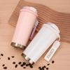 Isolerad Kaffemugg i Rostfritt Stål, Lily, för Resa: Sommarträdgårdsutgåva