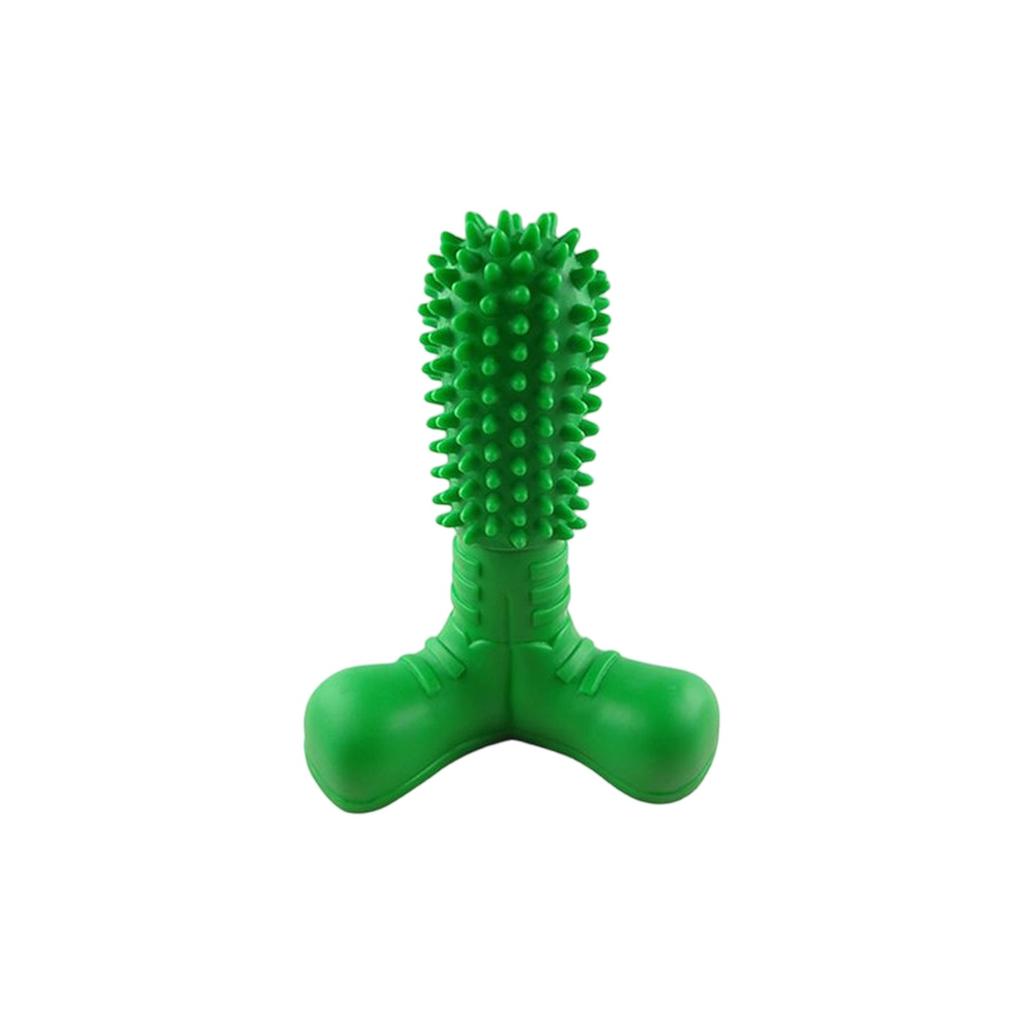 Pet Supplies Bones Shaped Grinding Rod PVC Toothed Dog Sound Toy
