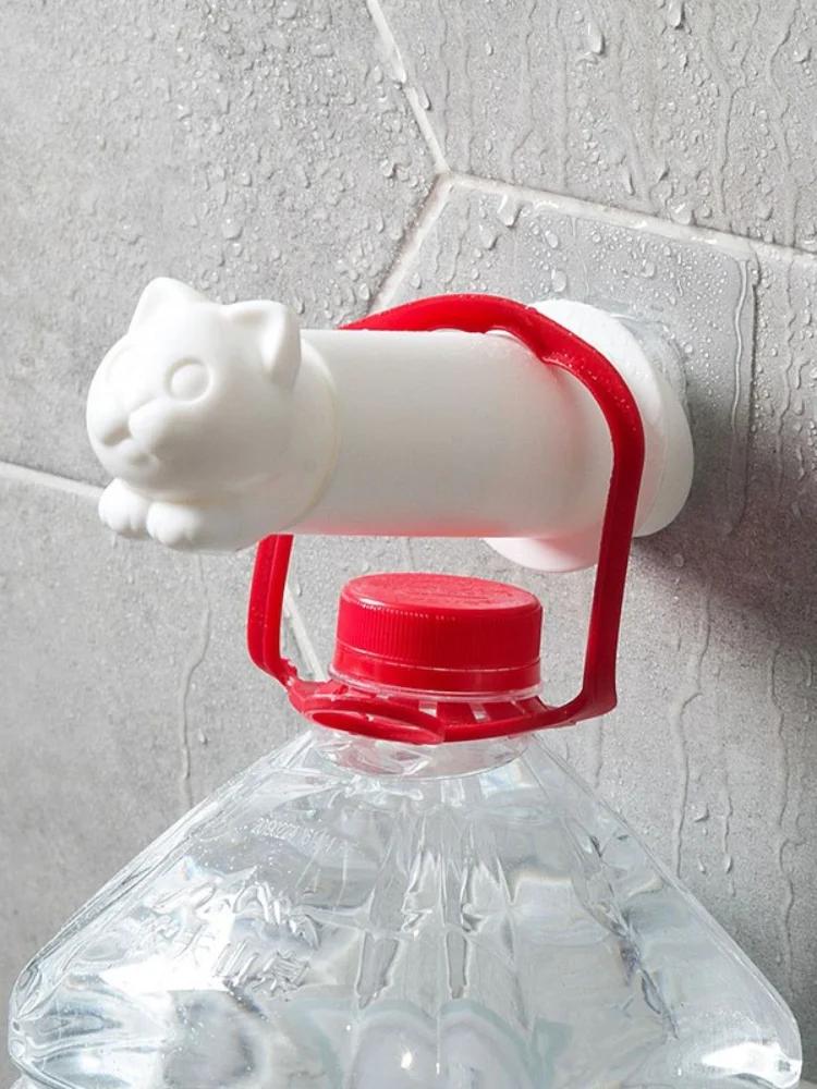 Kitten Wall Hanging Creative Towel Rack Wall-mounted Telescopic Roll Stick Wall Roller Toilet Towel Rack