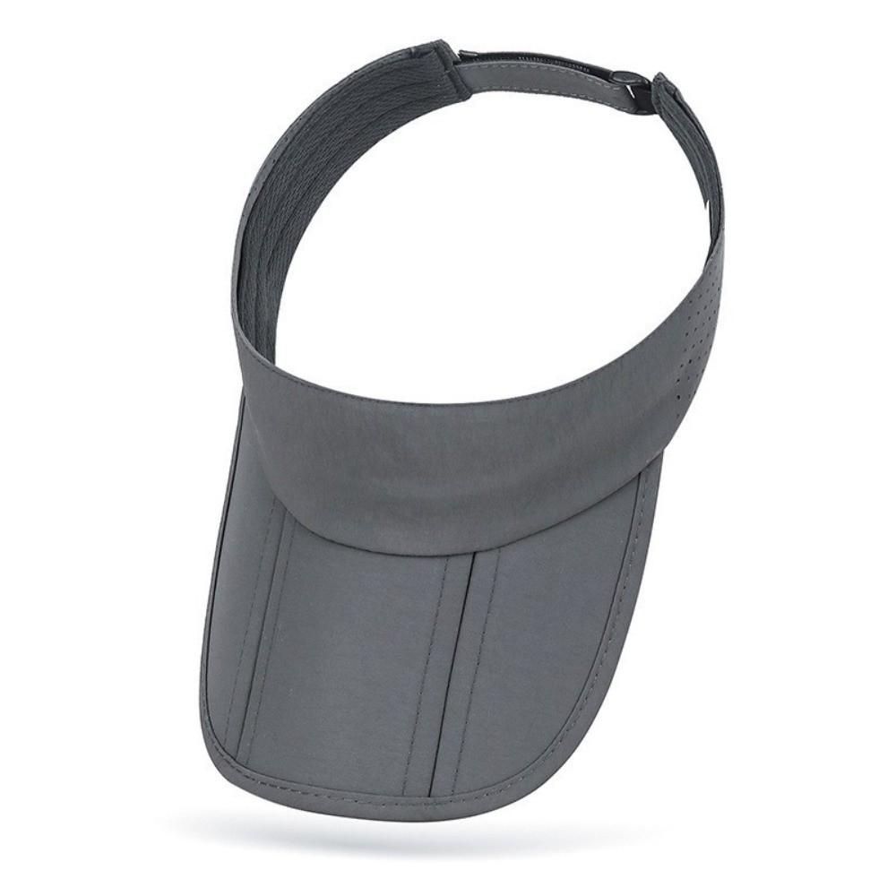 Anti-UV Foldable Sun Visor Hat Adjustable Empty Top Hat Summer Beach Hat  Travel