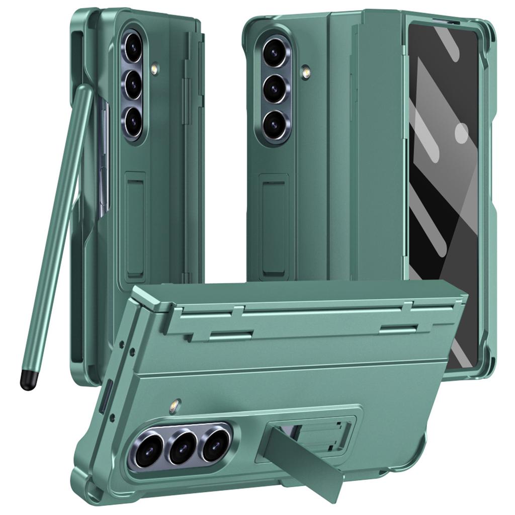 For Samsung Galaxy Z Fold7 5G Case Kickstand Hard PC Phone Cover with Stylus/Screen Protector