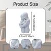 Family Statue Parents and Child Gift Modern Table Centerpiece Ornament of 3 Figurines Hand