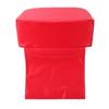 Child Hairdressing Chair Cushion PU Thickened Soft Barber Chair   Pad Small Size Red