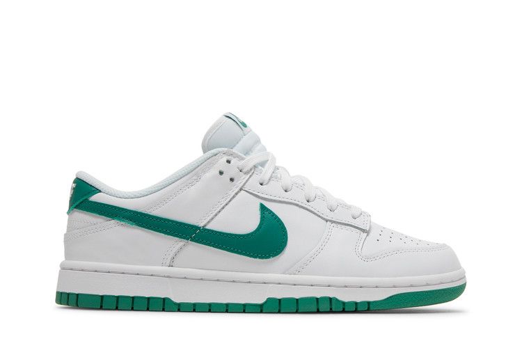 Women's Sneakers Nike Dunk Low White Green Noise (Women's) White/Green Noise-White