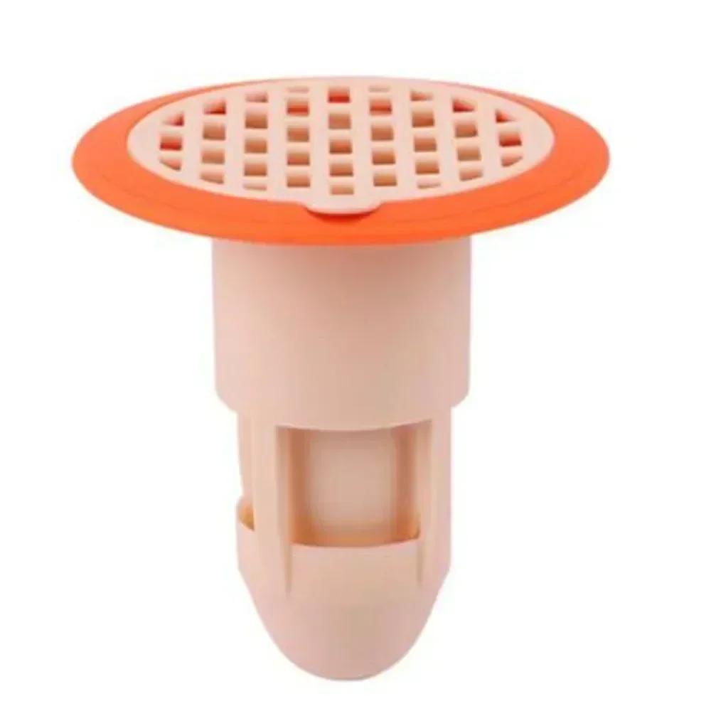 

1/2pc Deodorant Drain Core Toilet Bathroom Floor Drainer Cores Sewer Pest Control Silicone Anti-odor Artifact Water Seal NoSmell 1pcs рожевий