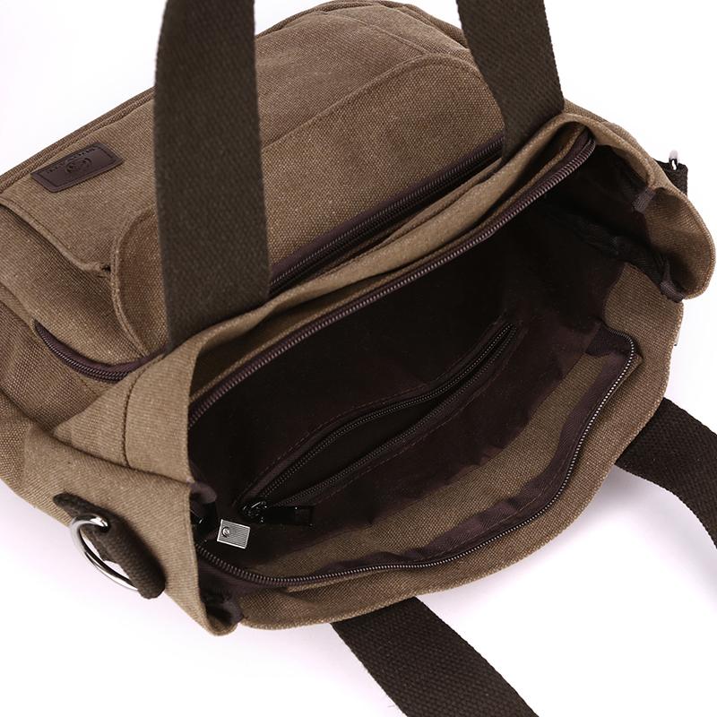 Canvas Bag Women's Commuter Shoulder Crossbody Bag Large Capacity Middle-aged And Elderly Mother's Bag Travel Bag