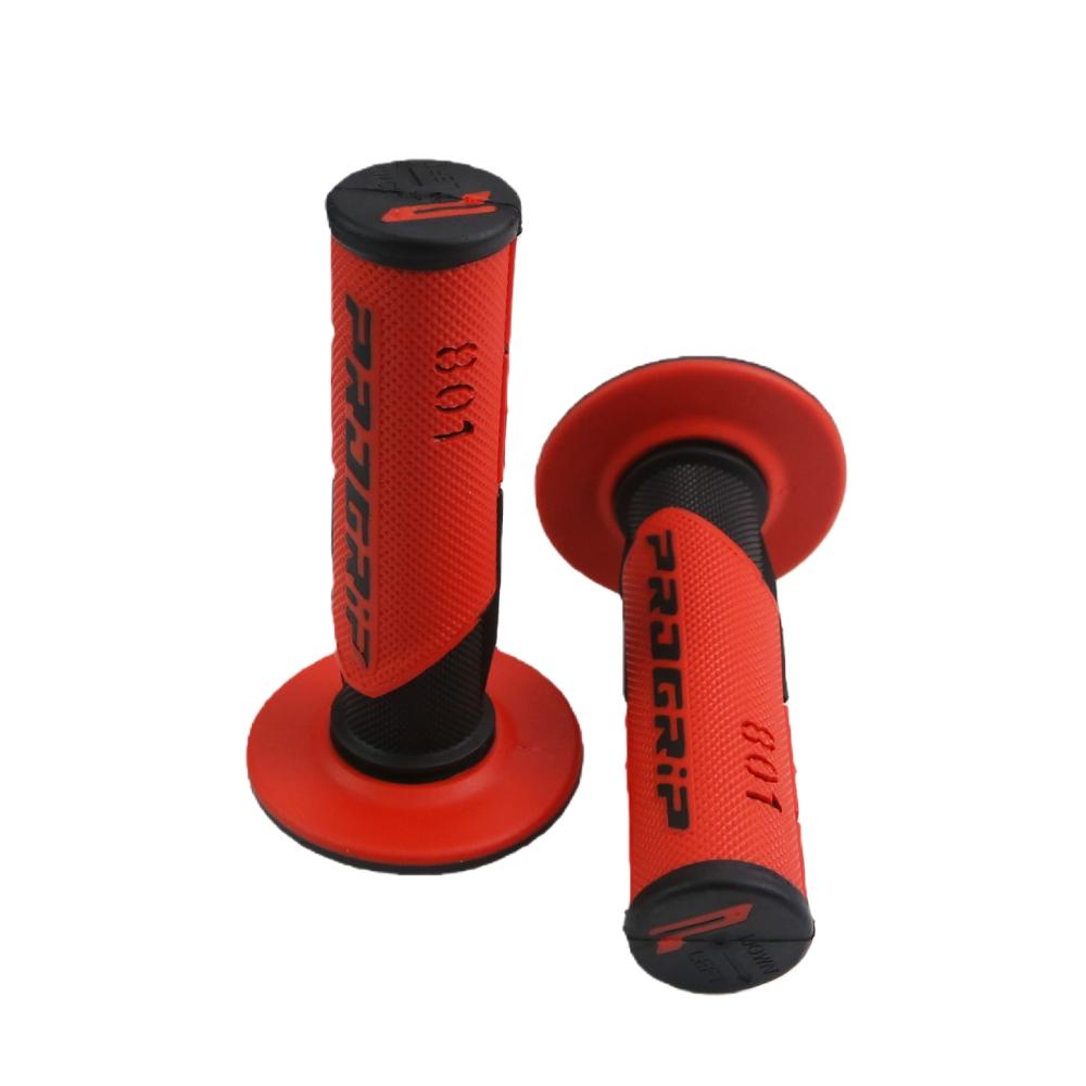 

7/8 22 24mm Universal Motorcycle Grips Handle Bar For KTM YAMAHA Bike Motocross Motorbike Rubber GEL Domino Grip 6 Colors красный