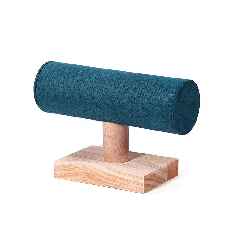 Wooden Vintage T-shaped Jewelry Storage Rack Bracelet Display Storage Rack Watch Bracelet Chain Bracelet Jewelry Display Props