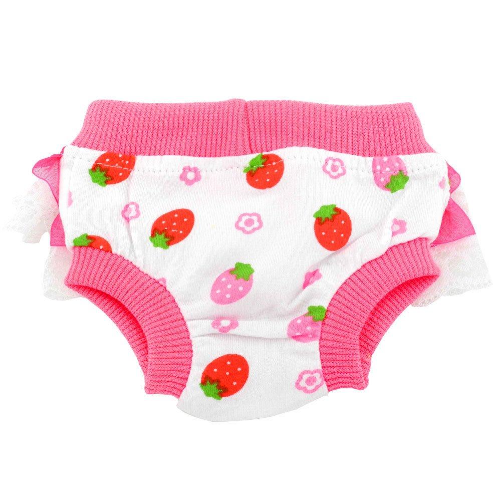 RANPHY Cat and Dog Diaper Manner Unisex Sanitary Pants for Dogs and Perfect for Menstrual Care and Reusable Diapers for Lace Cute Pet Stylish Dog