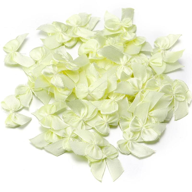 100 Pcs/set Princess children's bow tie clothing headdress accessories DIY accessories polyester thread tie mini bow tie