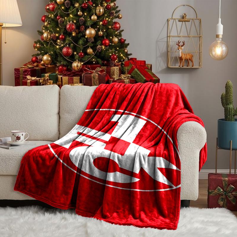 Coperta Kaiserslautern Leggera Ideale Coperta da Letto Perfetta per Viaggi, Campeggio, Soggiorni, Uffici, Divani, Ventilatore Regalo di Natale