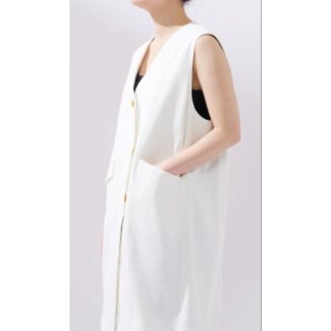 IENA linen acetate cocoon gilet