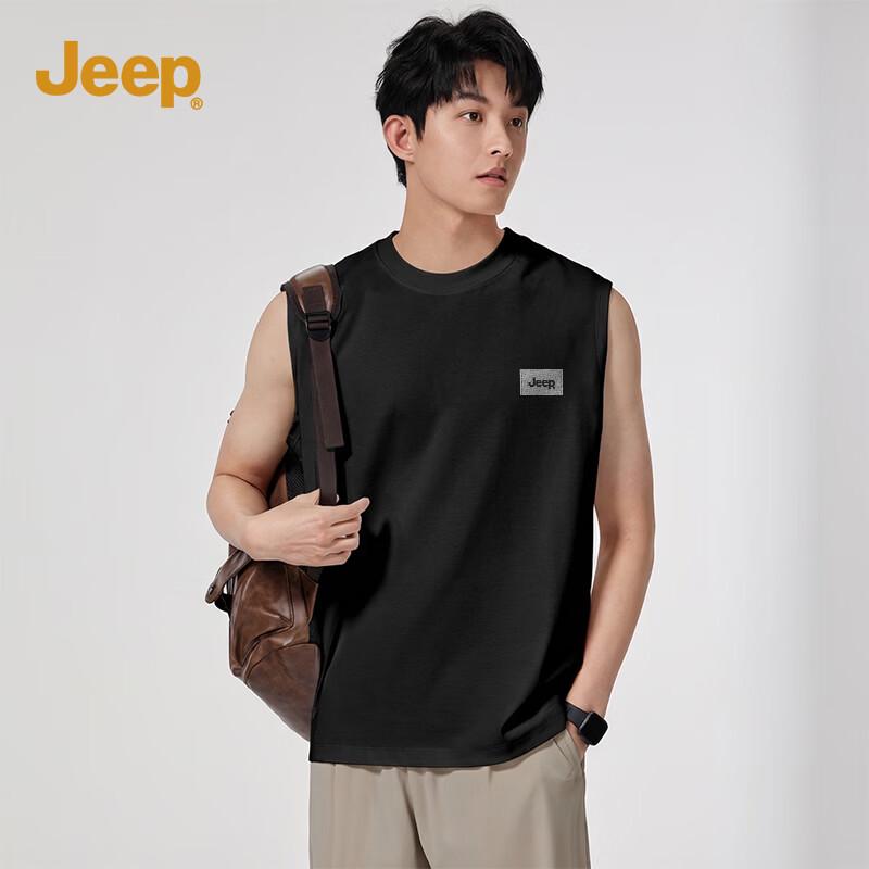 JEEP Men s Pure Cotton Casual Vest XXL