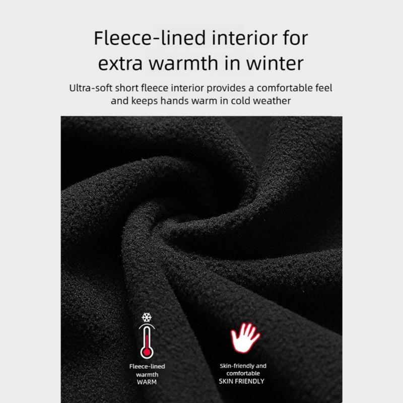 Winter Gloves Waterproof Windproof Thermal Insulation For Snowboarding And Skiing Palms Improved Grip