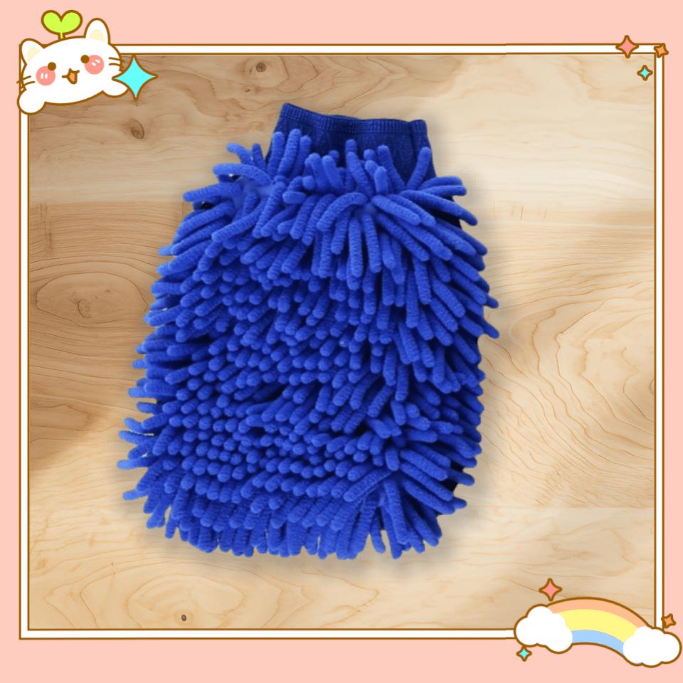 Motorcycle Cleaning Gloves Suitable for Automotive Detailing, Motorcycle Maintenance, Household Plush (Double-Sided)