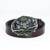 Trendy Men's Retro Cowhide Leather Belt - Genuine Casual Style for Trousers