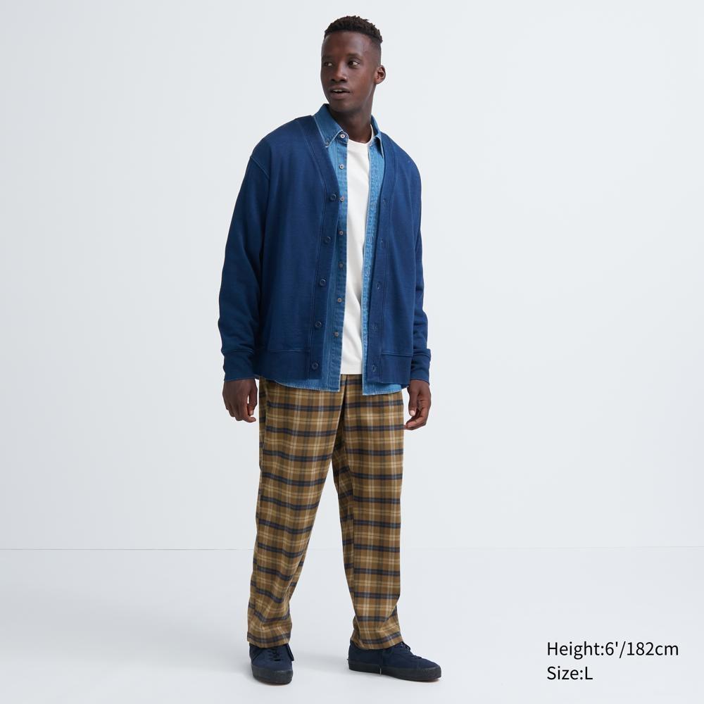 

UNIQLO Легкие фланелевые брюки до щиколотки (Шаблон) С